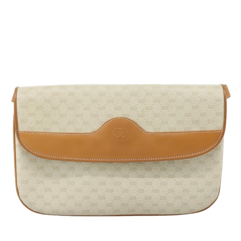 Gucci Micro GG Supreme Shoulder Bag White